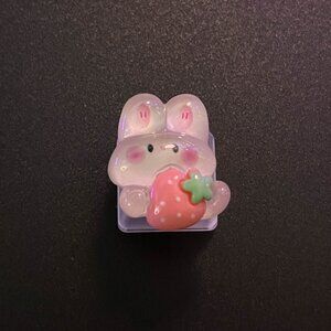 Cute Bunny Keycap OEM Mechanical Keyboard with Cross Axis
